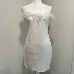 Mini feather dress